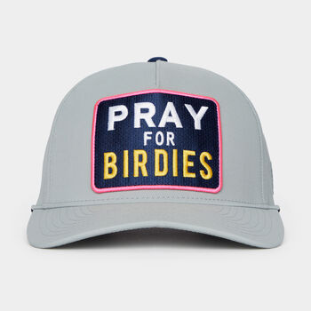 PRAY FOR BIRDIES STRETCH TWILL SNAPBACK HAT