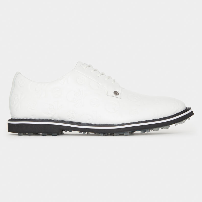 MEN'S GALLIVANTER DEBOSSED SKULL & T'S LEATHER GOLF SHOE image number 1
