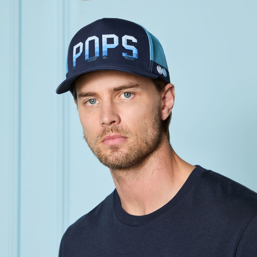POPS GRADIENT TALL TRUCKER HAT image number 3