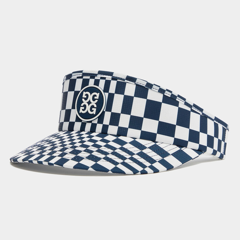 DISTORTED CHECK RIPSTOP VISOR image number 1