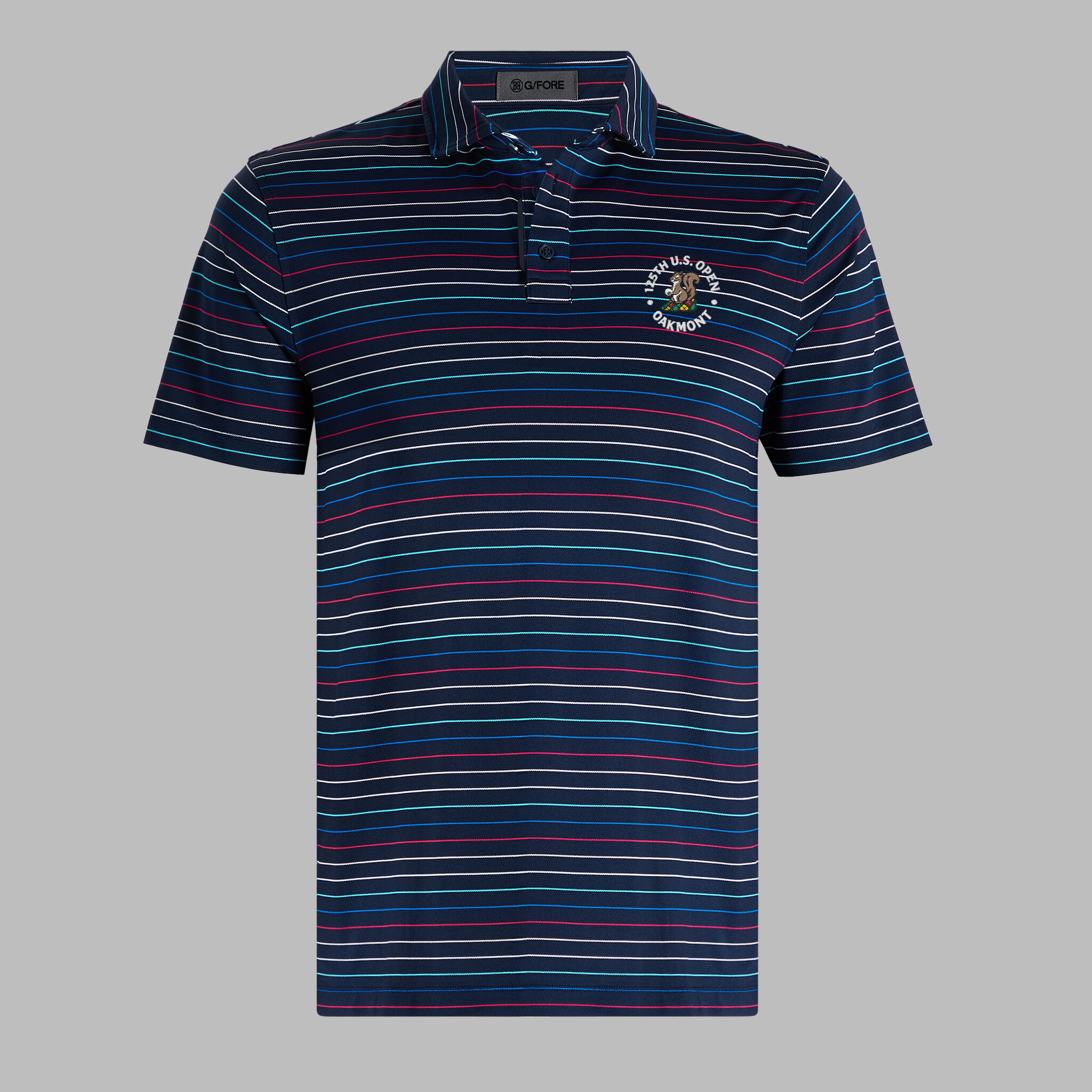 Greyson 2025 PGA Championship Saranac Ministripe Polo in
