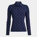 SKULL & T'S SILKY TECH NYLON LONG SLEEVE POLO image number 1