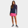 COLOUR BLOCK TECH JERSEY QUARTER ZIP PULLOVER image number 4