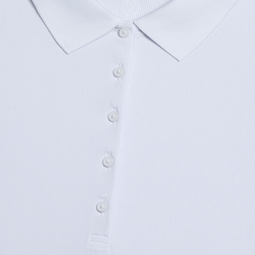 RIBBED TECH NYLON LONG SLEEVE POLO image number 5