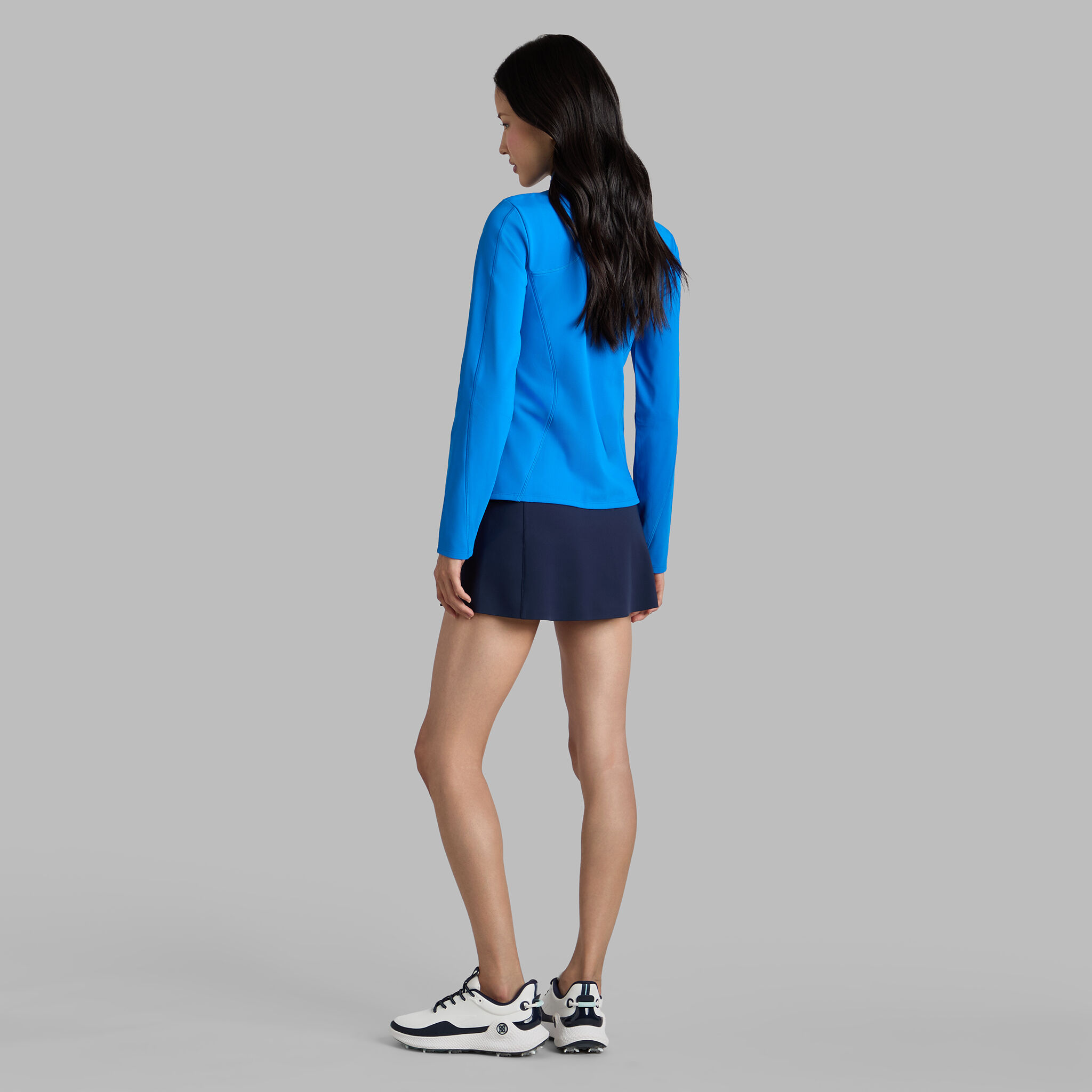 BRUSHED BACK STRETCH FITTED LAYER | WOMEN'S PULLOVERS & QUARTER