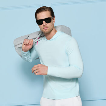 M&Eacute;LANGE ICE NYLON HOODIE