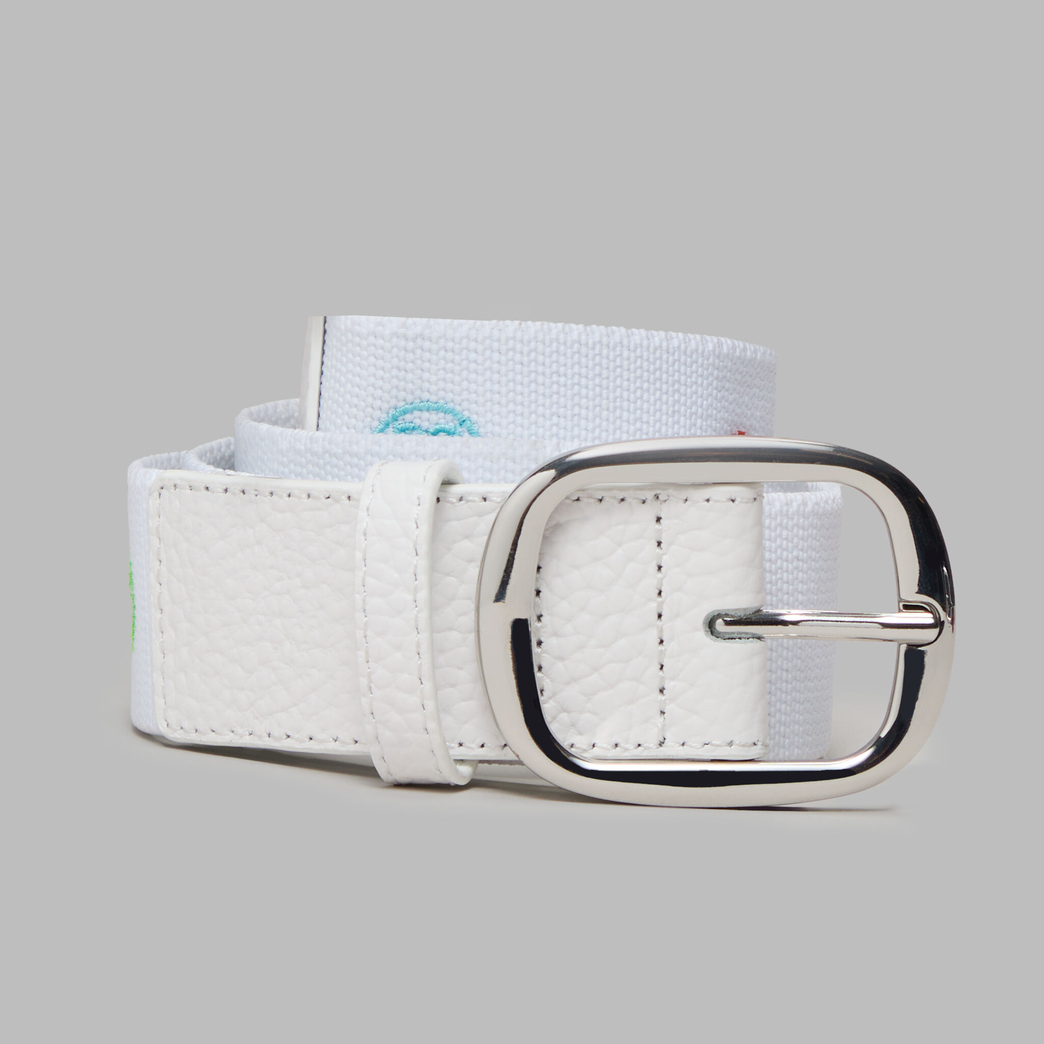 LTD RELEASE EMBROIDERED ICON LEATHER BELT | MEN'S