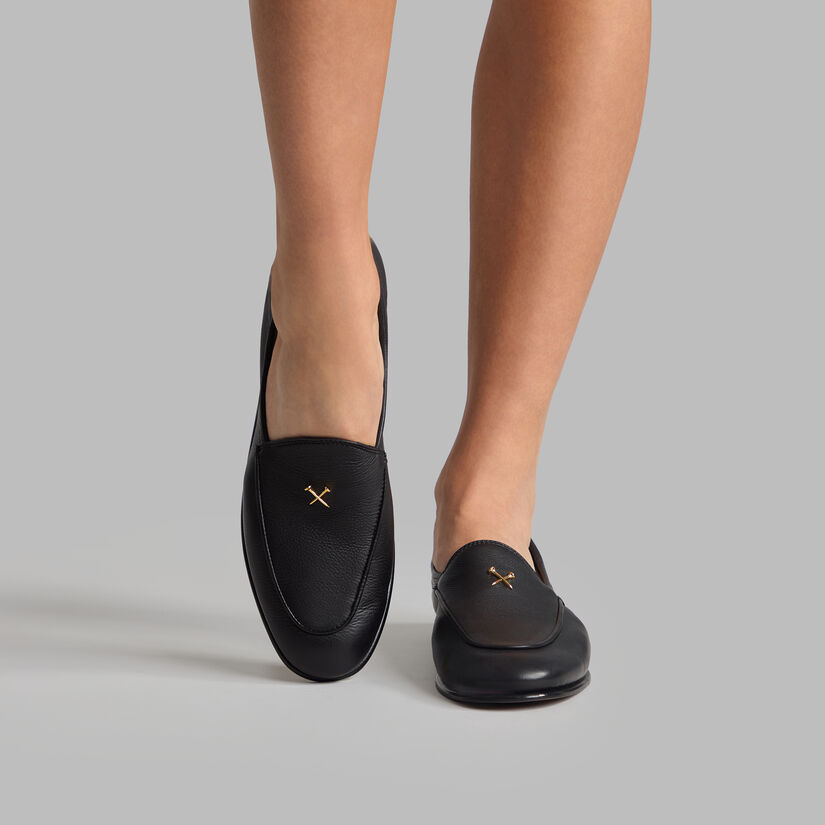 WOMEN'S METAL TEES LEATHER FLEX LOAFER image number 6