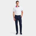 TWO TONE BANDED SLEEVE TECH PIQUÉ POLO image number 4