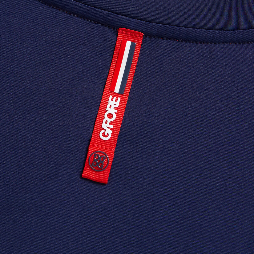 TECH NYLON LONG SLEEVE PERFORATED CIRCLE G'S OPS SLIM FIT CREW image number 6