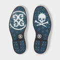 MEN'S GALLIVANTER DEBOSSED SKULL & T'S LEATHER GOLF SHOE image number 4