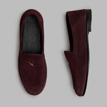 WOMEN'S METAL TEES SUEDE FLEX LOAFER - Alternate Image 1