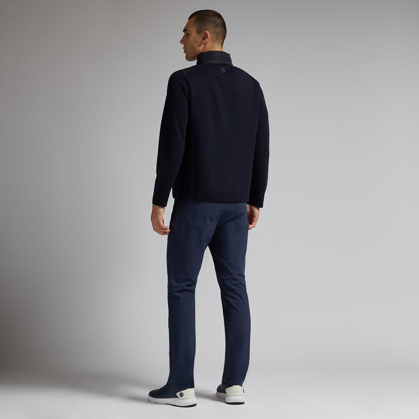NYLON HYBRID SWEATER JACKET image number 4