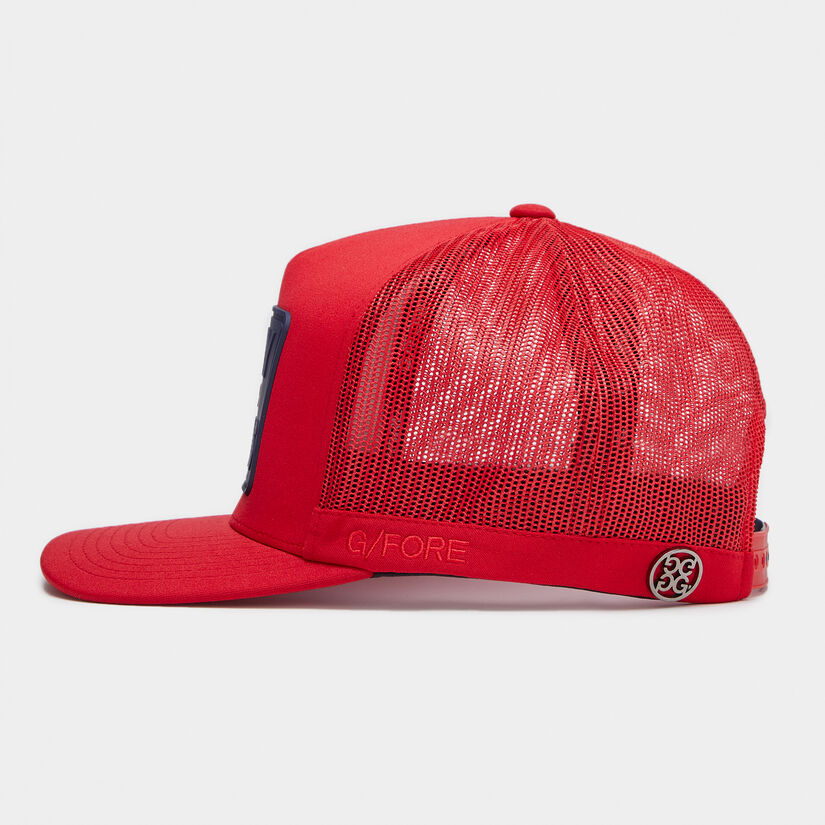 PRAY FOR BIRDIES STRETCH TWILL TRUCKER HAT image number 4