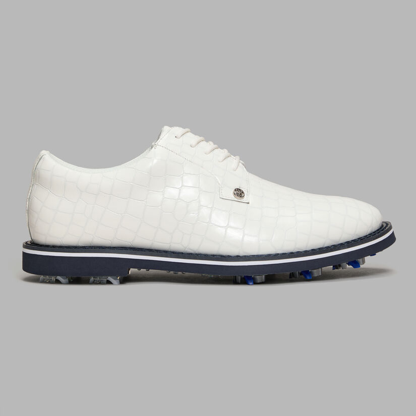 GALLIVANTER G/LOCK CROC-EMBOSSED LEATHER DERBY GOLF SHOE image number 3
