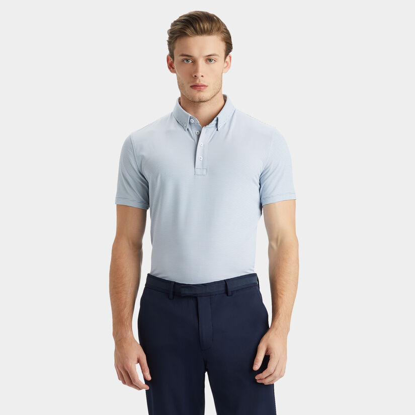 FEEDER STRIPE TECH JERSEY POLO image number 3