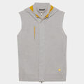 HOODED MERINO WOOL FULL ZIP VEST image number 1