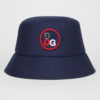GRADIENT CIRCLE G'S WOVEN BUCKET HAT