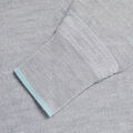 CONTRAST TIPPED MERINO WOOL QUARTER ZIP SWEATER image number 6