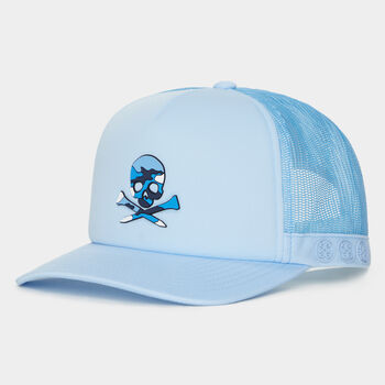 CAMO SKULL & T'S TRUCKER HAT