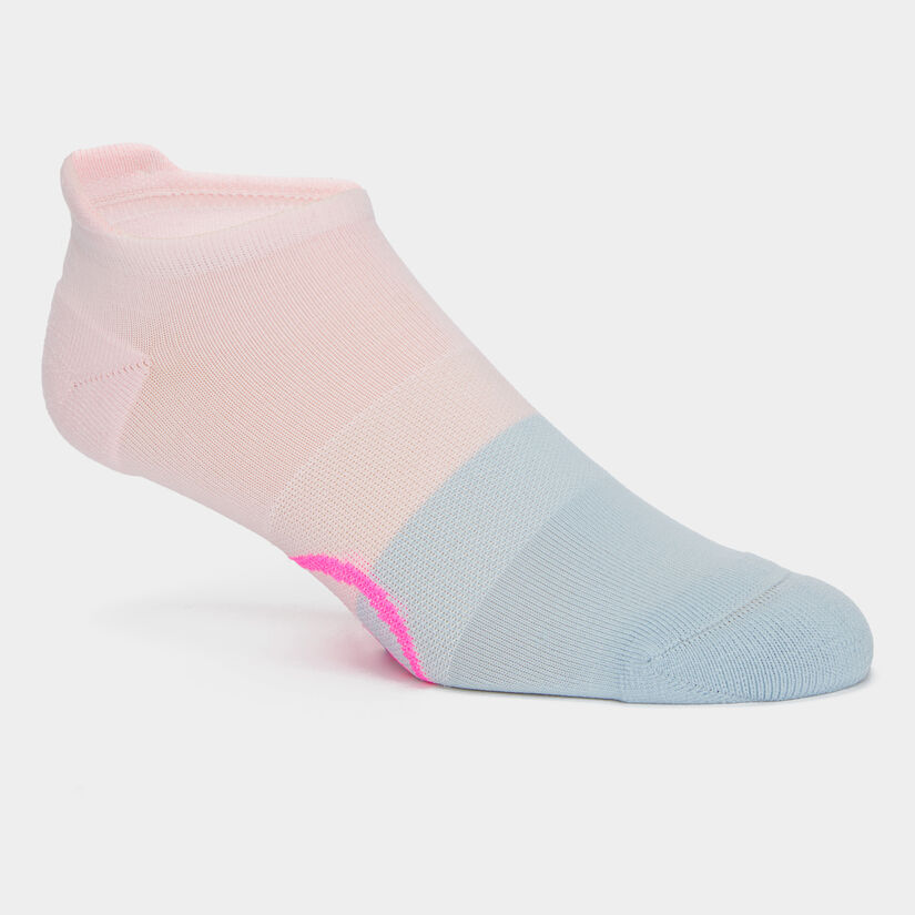 WOMEN'S TWO TONE NYLON LOW SOCK image number 1