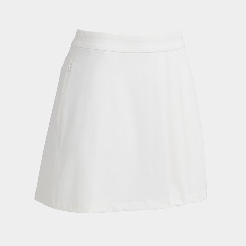 LUXE SIDE PLEAT 4-WAY STRETCH TWILL SKORT image number 1