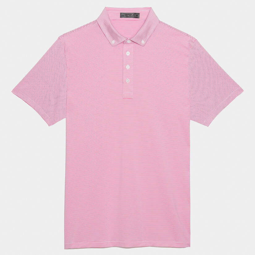 FEEDER STRIPE TECH JERSEY SLIM FIT POLO image number 1
