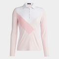 MULTI V TECH JERSEY LONG SLEEVE POLO image number 1