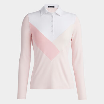 MULTI V TECH JERSEY LONG SLEEVE POLO