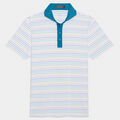 MULTI STRIPE TECH JERSEY SLIM FIT POLO image number 1