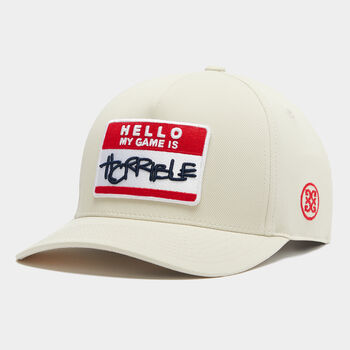 HELLO STRETCH TWILL SNAPBACK HAT