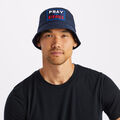 PRAY FOR BIRDIES COTTON TWILL BUCKET HAT image number 7