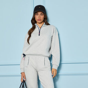 FRENCH TERRY 1/4 ZIP PULLOVER