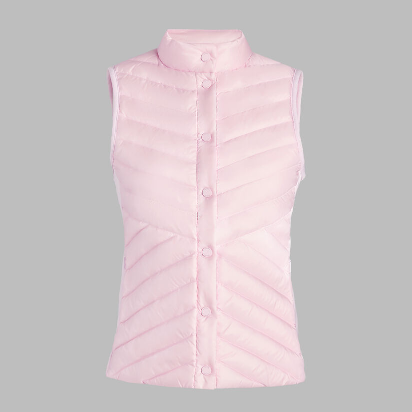 V-DOWN QUILTED STRETCH TECH INTERLOCK VEST image number 1