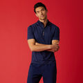 TECH NYLON SHORT SLEEVE OPS QUARTER ZIP HOODED SLIM FIT PULLOVER image number 2