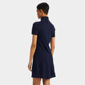 MERINO WOOL QUARTER ZIP POLO SWEATER DRESS image number 5