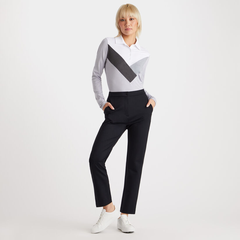 MULTI V TECH JERSEY LONG SLEEVE POLO image number 4