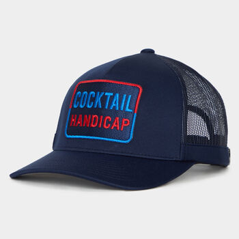 COCKTAIL HANDICAP INTERLOCK KNIT TRUCKER HAT