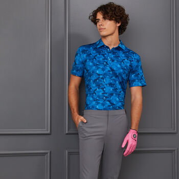 ICON CAMO TECH JERSEY SLIM FIT POLO