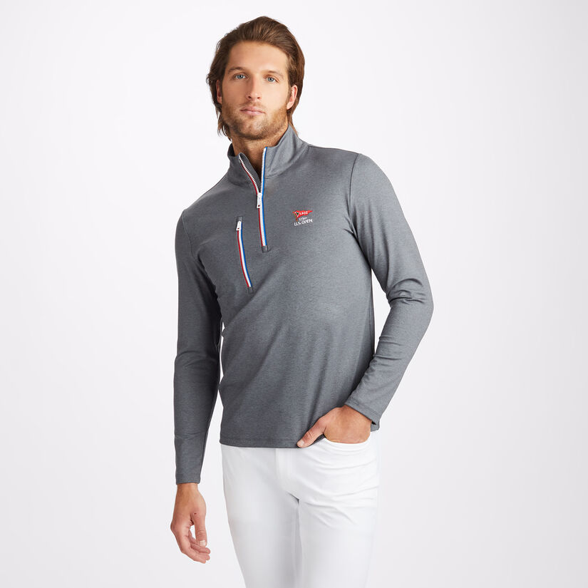 LIMITED EDITION U.S. OPEN DAYTONA MÉLANGE TECH INTERLOCK SLIM FIT PULLOVER image number 3