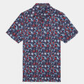PALM FRONDS TECH PIQUÉ SLIM FIT POLO image number 1