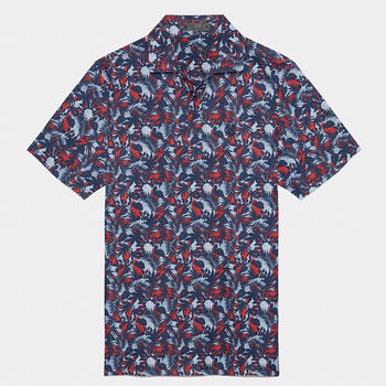 PALM FRONDS TECH PIQUÉ SLIM FIT POLO