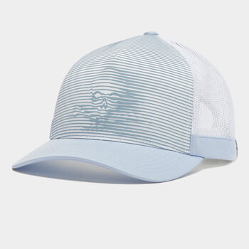 3D SKULL & T'S INTERLOCK KNIT TRUCKER HAT