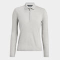 LIGHTWEIGHT TECH PERFORMANCE FINE WOOL LONG SLEEVE POLO image number 1