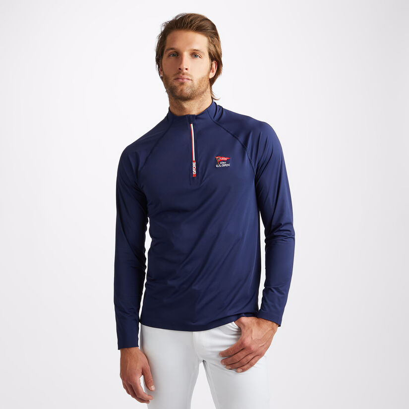 LIMITED EDITION U.S. OPEN TECH NYLON OPS QUARTER ZIP SLIM FIT BASE LAYER image number 3