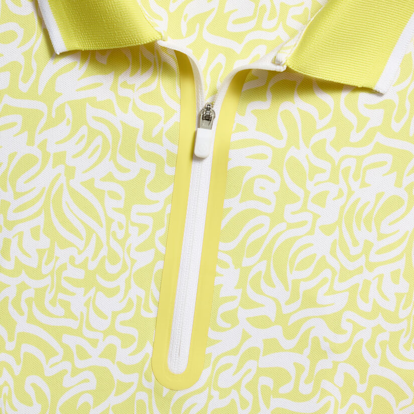 SCRIBBLE TECH PIQU&Eacute; SLEEVELESS POLO image number 5