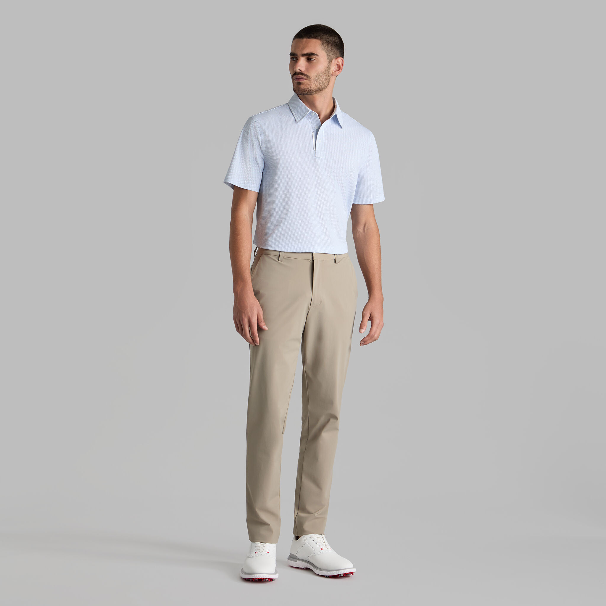 FINE STRETCH JACQUARD POLO | MEN'S POLO SHIRTS |G/FORE