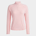 SILKY TECH NYLON RUCHED QUARTER ZIP PULLOVER image number 1