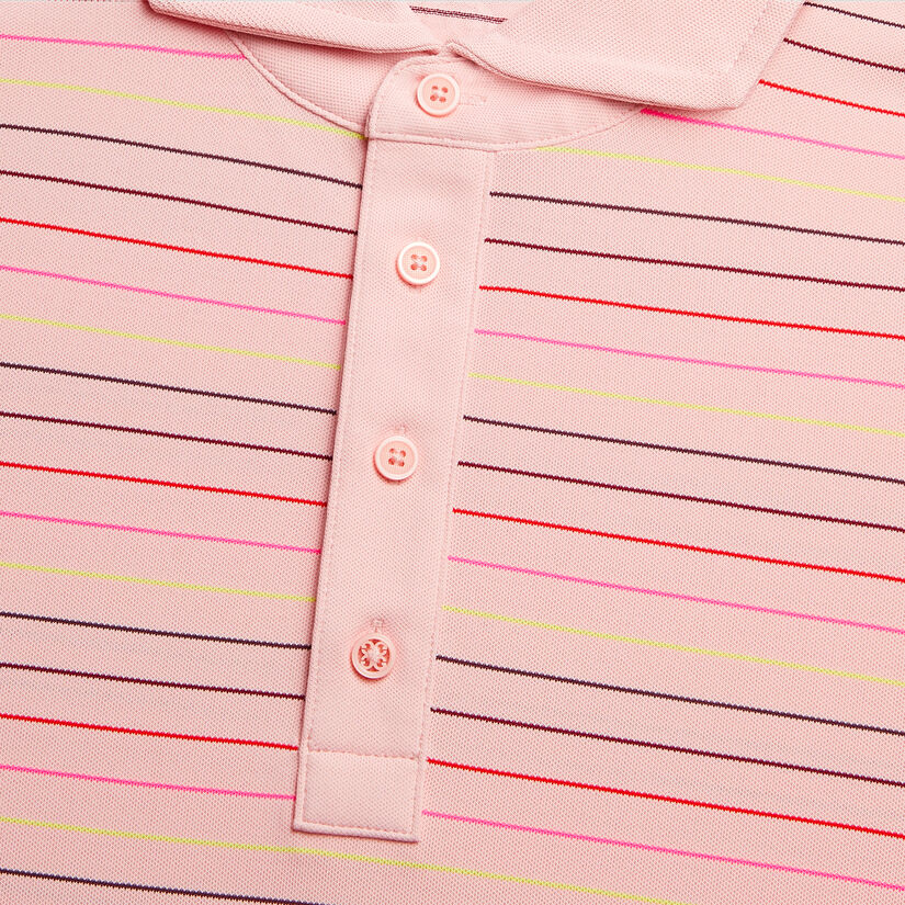 MULTI STRIPE TECH PIQU&Eacute; POLO image number 5