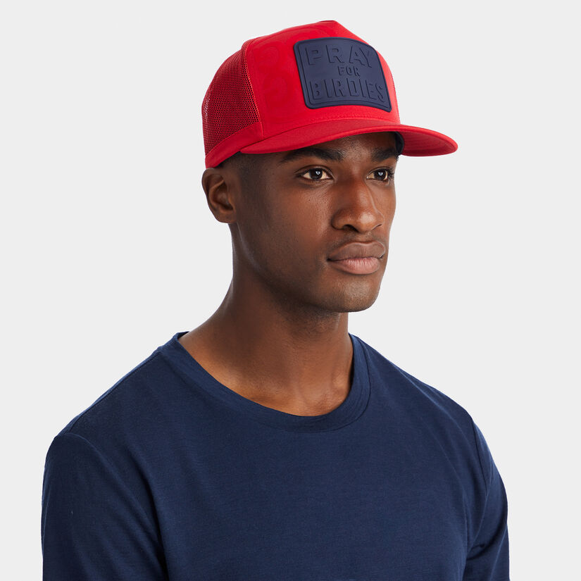PRAY FOR BIRDIES STRETCH TWILL TRUCKER HAT image number 7